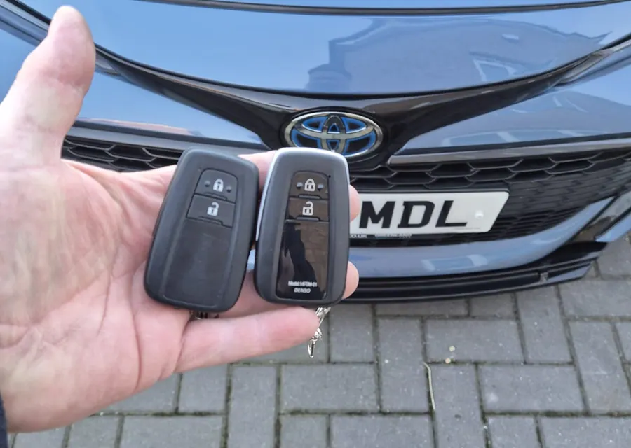 Toyota spare key and remote key supplied onsite